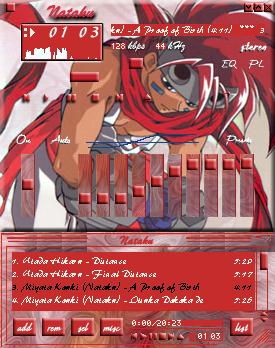 A Fourth Nataku Winamp Skin